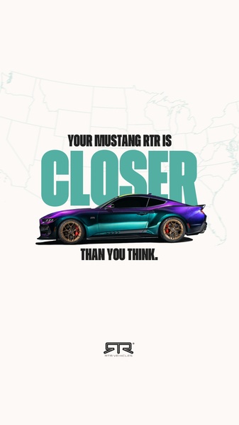 sports car, performance vehicle, coupe, muscle car, custom vehicle, brand awareness, minimalist, modern typography, bold, energetic, neutral, purple, green